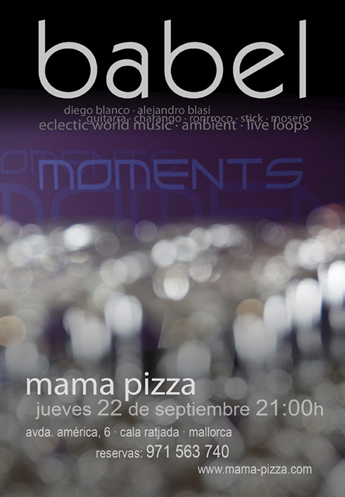 2011-09-22 Babel en Mama Pizza