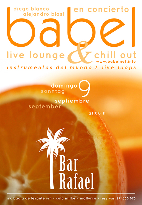 2012-09-09 Babel en Bar Rafael